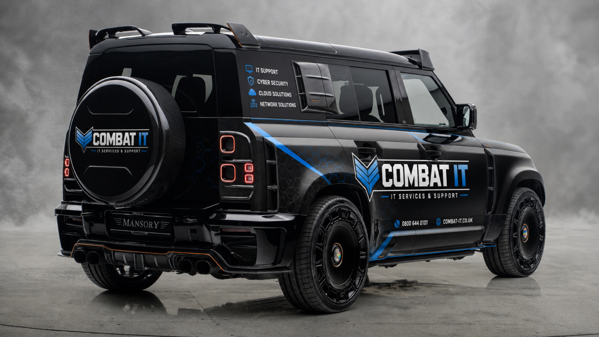 Combat IT branded vehicle